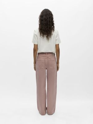 OBJAGGY MW STRAIGHT JEANS E TN Pale Lilac