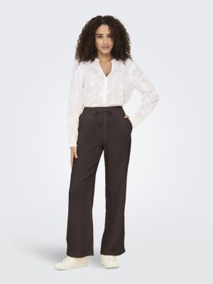 JDYTHEIS LIFE WIDE PANT WVN NO Chocolate Torte