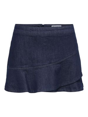 ONLRANJA REG FRILL DNM SKORT G Dark Blue Denim
