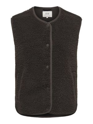 JDYSIMINA TEDDY WAISTCOAT OTW Chocolate Torte