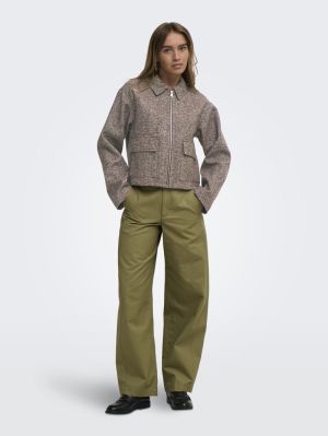 JDYVINGA HERRINGBONE JACKET OT Chocolate Torte