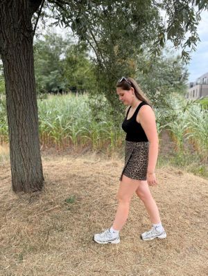 leopard skort leopard