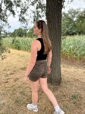 leopard skort leopard