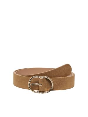 ONLLAURA SUEDE JEANS BELT ACC Cognac/LIGHT GO