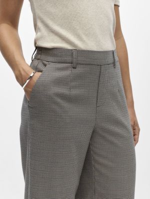 OBJLISA WIDE PANT AOP NOOS Sky Captain/Bro