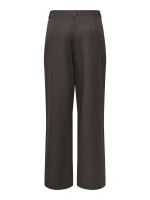 ONLHATTIE HW PLEAT STR PANT TL Chocolate Torte