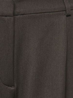 ONLHATTIE HW PLEAT STR PANT TL Chocolate Torte