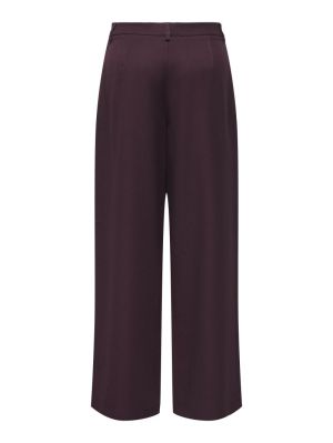 ONLHATTIE HW PLEAT STR PANT TL Fudge