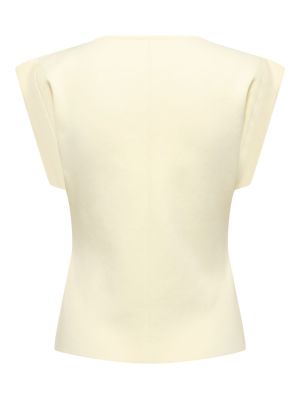 ONLDEMA SL O-NECK TOP EX KNT Cloud Dancer