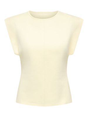 ONLDEMA SL O-NECK TOP EX KNT Cloud Dancer