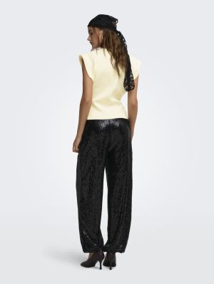 ONLDEMA SL O-NECK TOP EX KNT Cloud Dancer