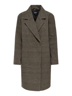 ONLLULU CHECK COAT OTW Fungi/Check