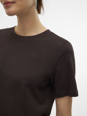 VMPAULINA SS T-SHIRT JRS NOOS Chocolate Torte