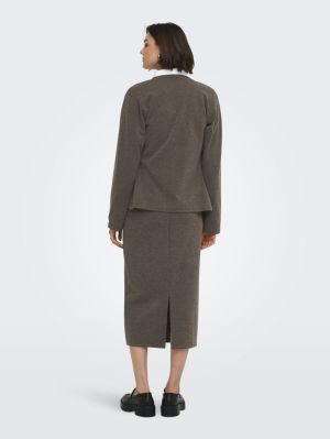 JDYVITA LIFE LONG SKIRT JRS DI Coffee Bean/MEL