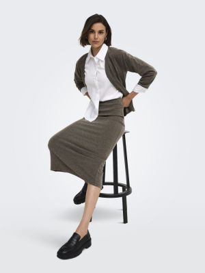 JDYVITA LIFE LONG SKIRT JRS DI Coffee Bean/MEL
