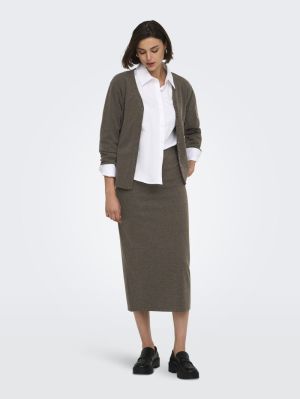 JDYVITA LIFE LONG SKIRT JRS DI Coffee Bean/MEL