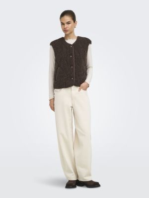 ONLINES TEDDY WAISTCOAT CC OTW Chocolate Marti