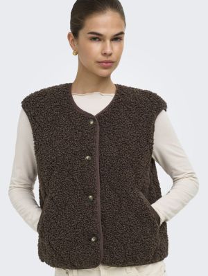 ONLINES TEDDY WAISTCOAT CC OTW Chocolate Marti