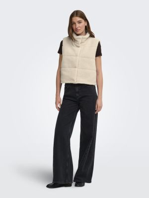 ONLSANDRA TEDDY WAISTCOAT OTW Pumice Stone