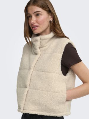 ONLSANDRA TEDDY WAISTCOAT OTW Pumice Stone