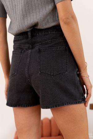 jadene short skort black washed de