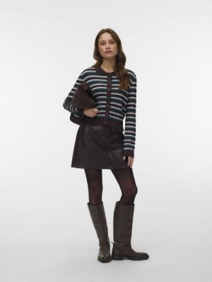 VMBRIDGET HW SHORT SKIRT JRS Chocolate Torte