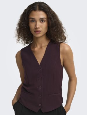 ONLIRIS-HATTIE WAISTCOAT TLR N Fudge