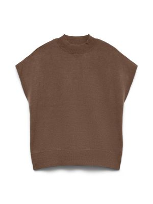 VMELLY SL LOOSE HIGHNECK PULLO Cocoa Brown