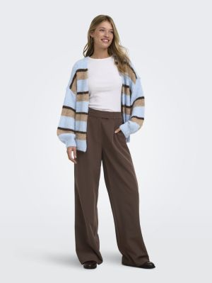 ONLLINDA-BERRY HW STR PANT CC Chocolate Marti