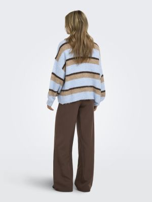 ONLLINDA-BERRY HW STR PANT CC Chocolate Marti