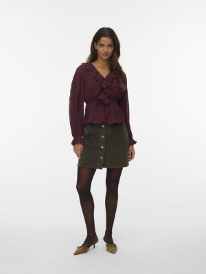 VMETTA HR SHORT CORD SKATER SK Forest Night