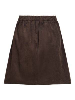 VICOURDIE HW SHORT SKIRT - NOO Coffee Bean
