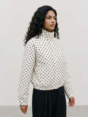 VMKAYLA HIGH NECK JACKET EXP Star White/BLAC