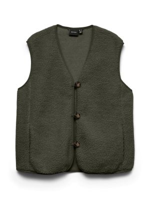 VMCLEOSOFIA SHORT WAISTCOAT BO Forest Night