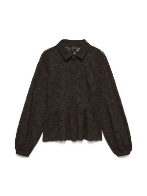 VMBLOOM LS LACE SHIRT WVN Chocolate Torte