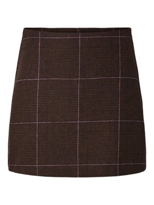 PCAMINA HW SKIRT BC Chicory Coffee/