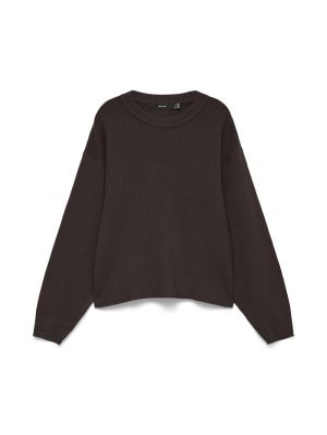 VMGOLD LUX RIB LS O-NECK PULLO Chocolate Torte