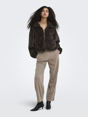ONLDANA SOL FAUX FUR JACKET CC Demitasse