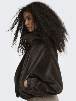 ONLDANA SOL FAUX FUR JACKET CC Demitasse