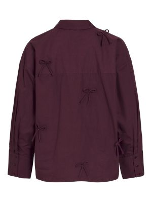 VIISOLDA OVERSIZE SHIRT BOW Port Royale