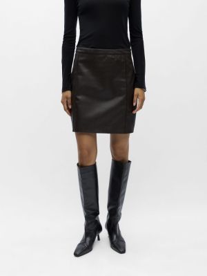 OBJLIVA HW SHORT SKIRT 147 ND Seal Brown