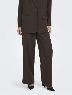 ONLLINDA-RAVEN HW STR PANTS TL Coffee Bean