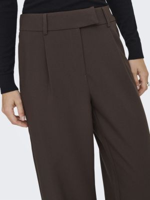 ONLLINDA-RAVEN HW STR PANTS TL Coffee Bean