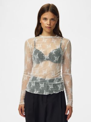 PCVIO LS MESH TOP JRS BC Cloud Dancer