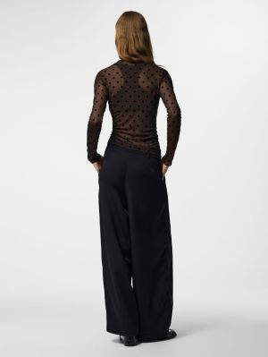 PCJESHI LS HIGH NECK TOP JRS B Hot Fudge/Dots