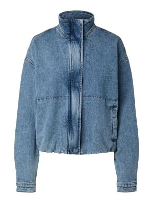 PCGRACE FUNNEL JACKET DNM D2D Light Blue Deni