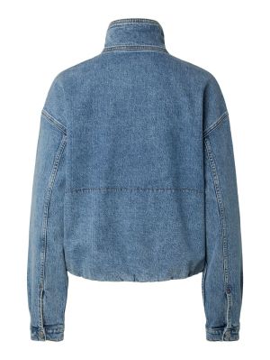PCGRACE FUNNEL JACKET DNM D2D Light Blue Deni