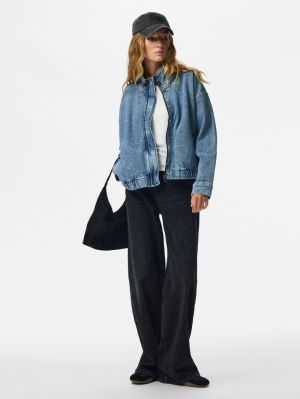 PCGRACE FUNNEL JACKET DNM D2D Light Blue Deni
