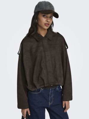 JDYNIA FAUX SUEDE BAT JACKET O Chocolate Torte