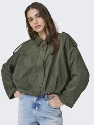 JDYNIA FAUX SUEDE BAT JACKET O Thyme